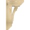 Ekena Millwork Olympic Slat Rough Sawn Bracket w/ Offset Brace, Douglas Fir, 8"W x 18"D x 30"H BKT0806X18X30OLY06RDF - alternate 2